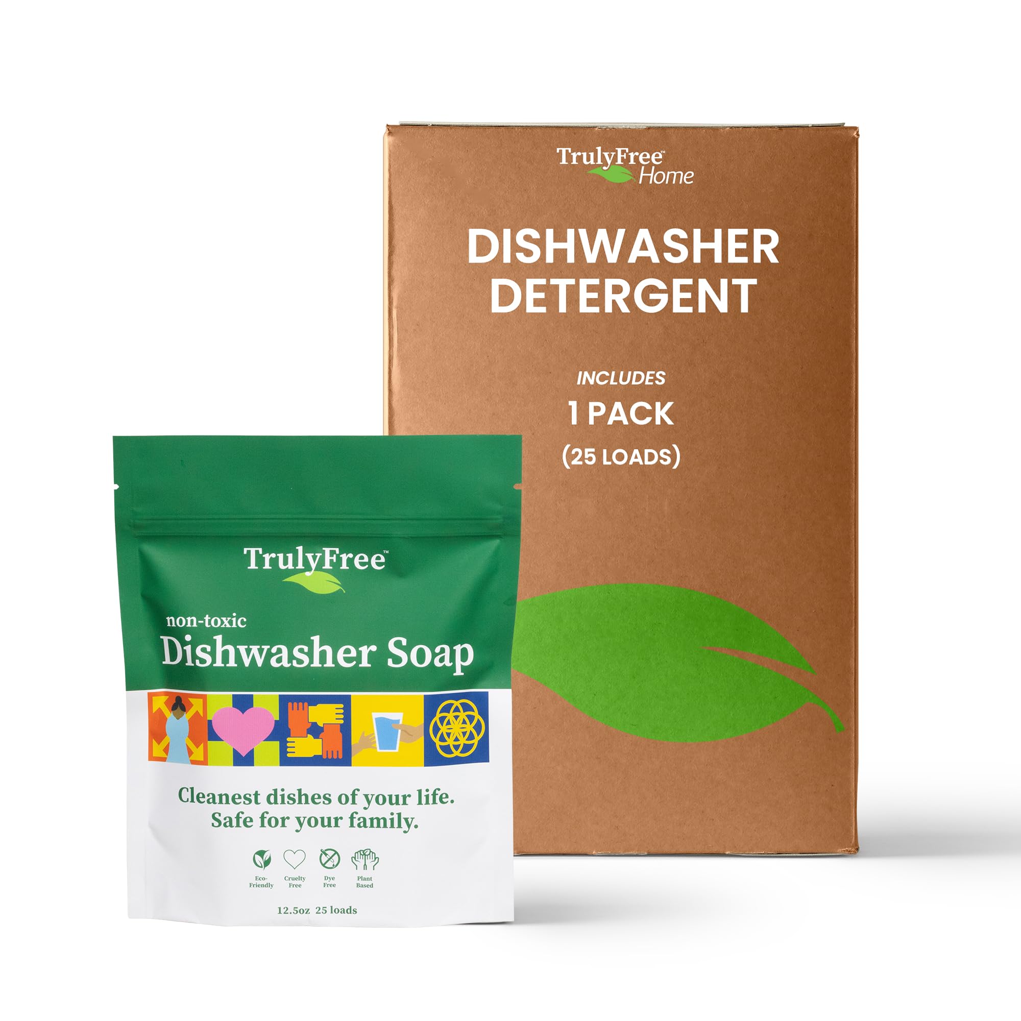  Concentrated Automatic Dishwasher Detergent Powder No Harmful Ingredients - Kitchen Cleaning Supplies
| Hard Water Stai